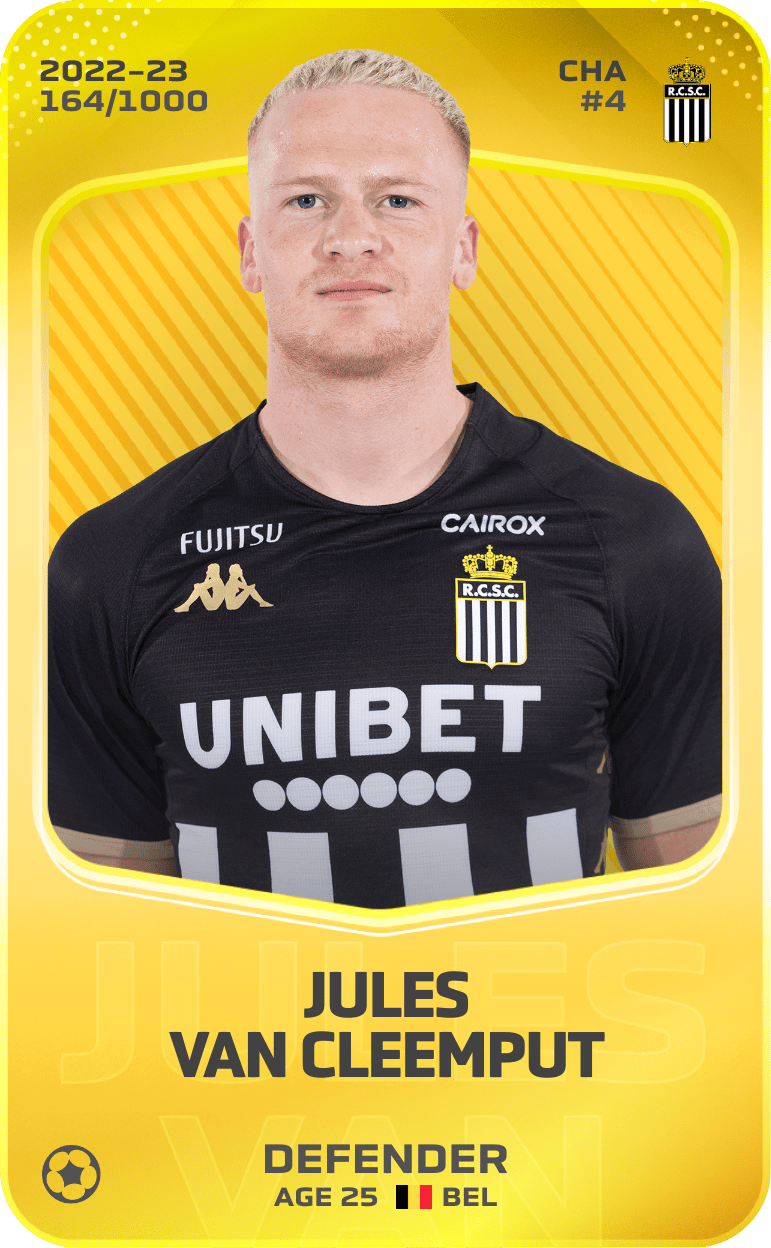 Jules Van Cleemput 2022-23 • Limited 164/1000