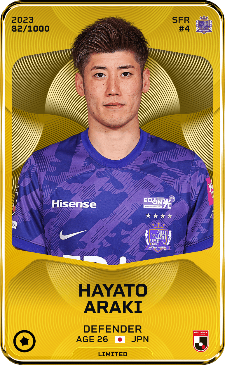 Hayato Araki 2023-24 • Limited 82/1000