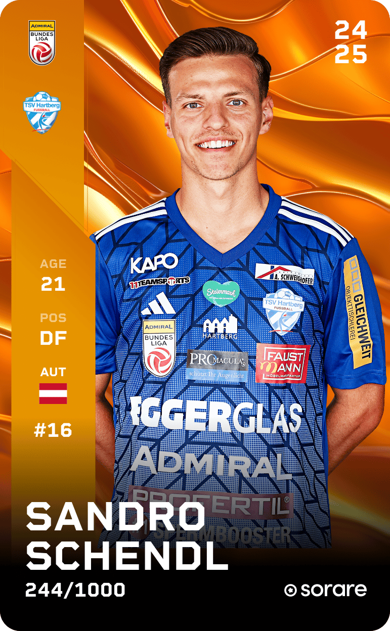 Sandro Schendl 2024-25 • Limited 244/1000