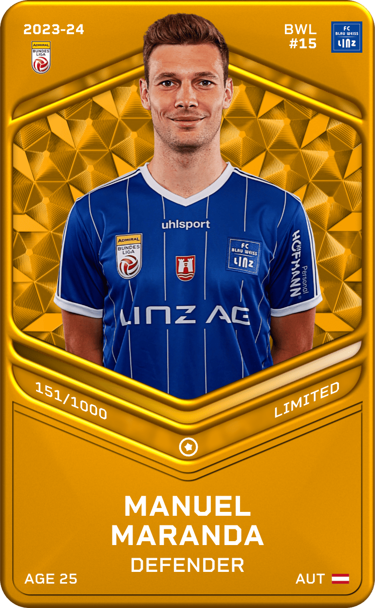 Manuel Maranda 2023-24 • Limited 151/1000