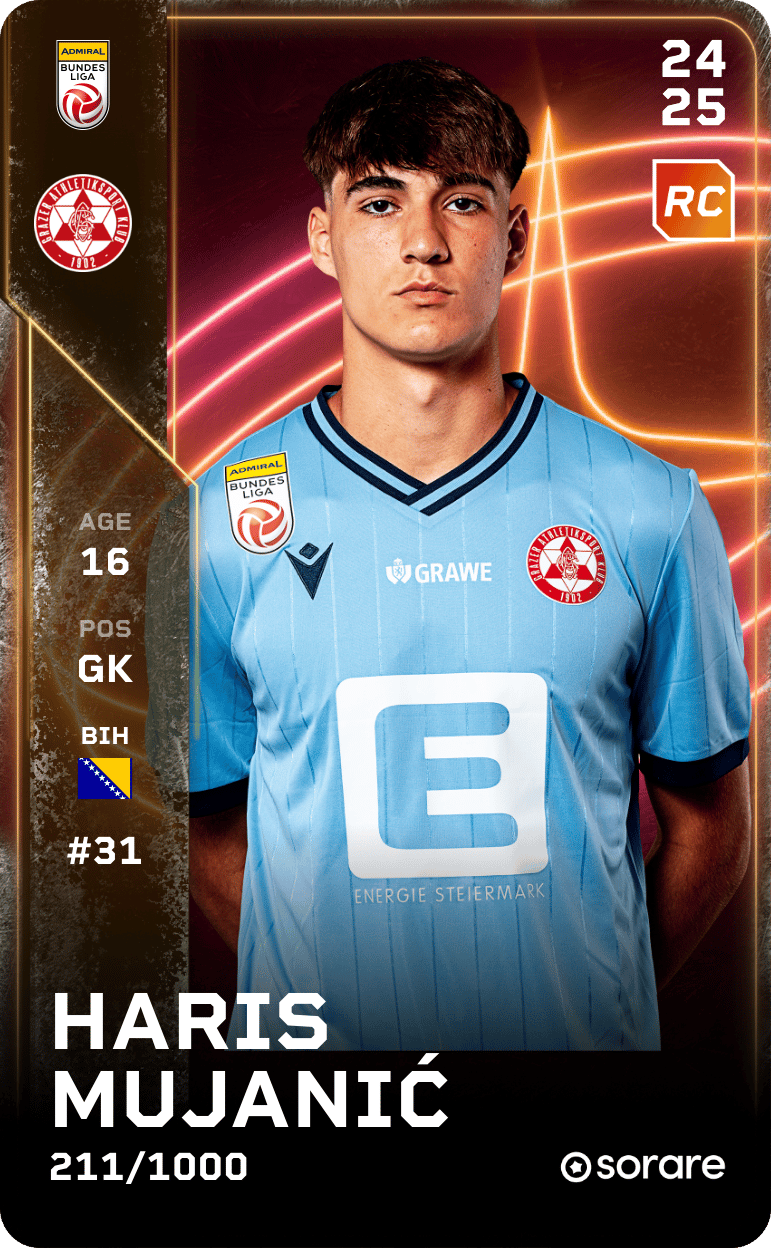 Haris Mujanić 2024-25 • Limited 211/1000