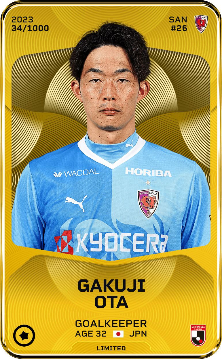 Gakuji Ota 2023-24 • Limited 34/1000