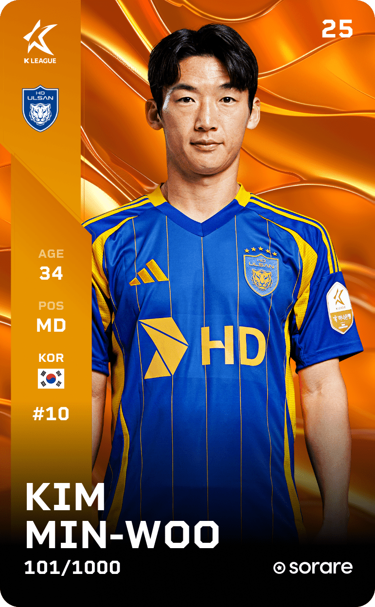 Kim Min-Woo 2025-26 • Limited 101/1000