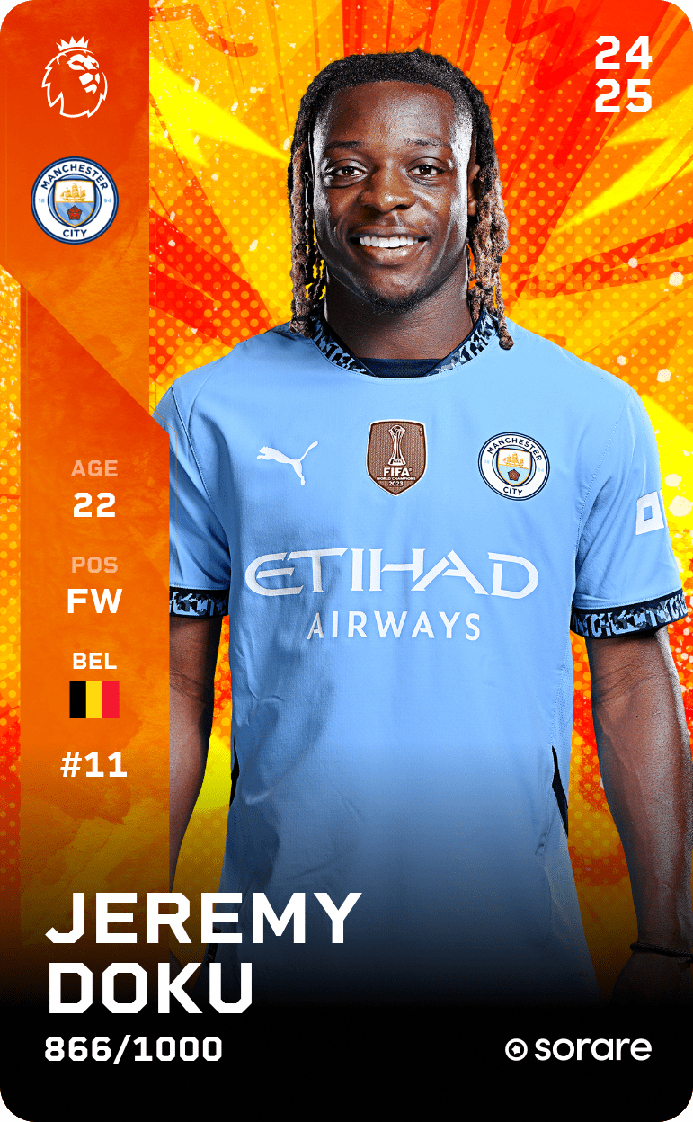 Jeremy Doku 2024-25 • Limited 866/1000