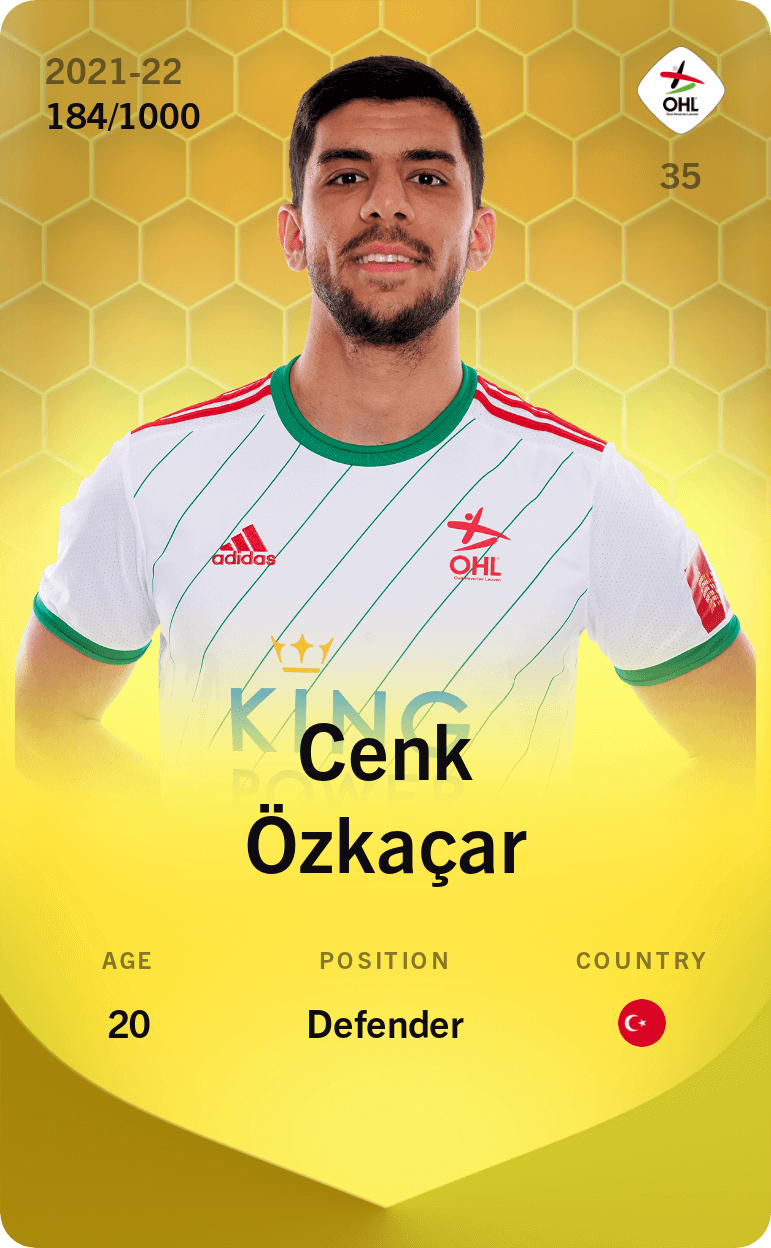 Cenk Özkaçar 2021-22 • Limited 184/1000