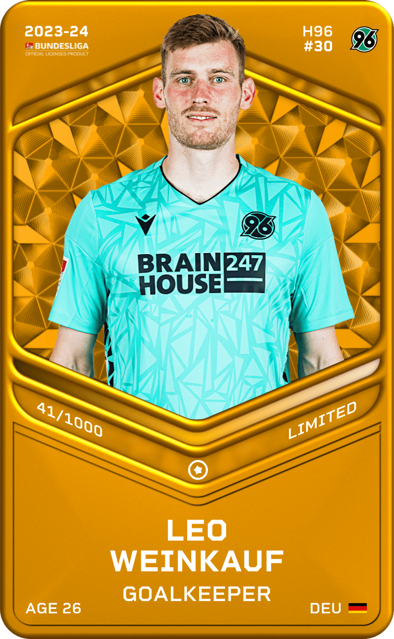Leo Weinkauf 2023-24 • Limited 41/1000