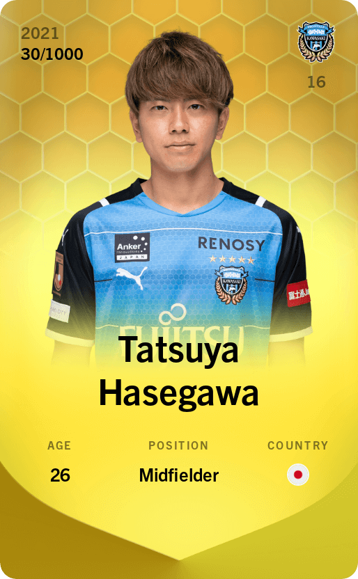 Tatsuya Hasegawa 2021-22 • Limited 30/1000