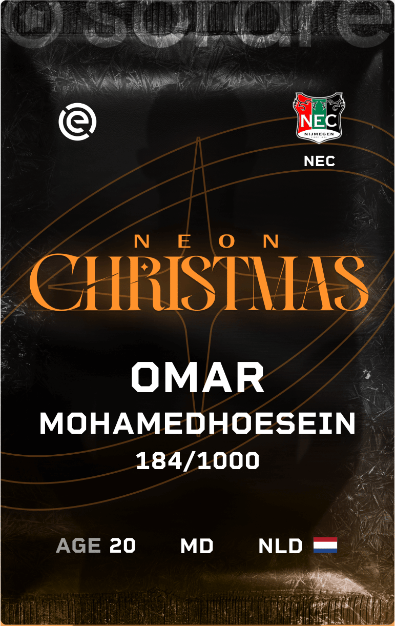Omar Mohamedhoesein 2024-25 • Limited 184/1000