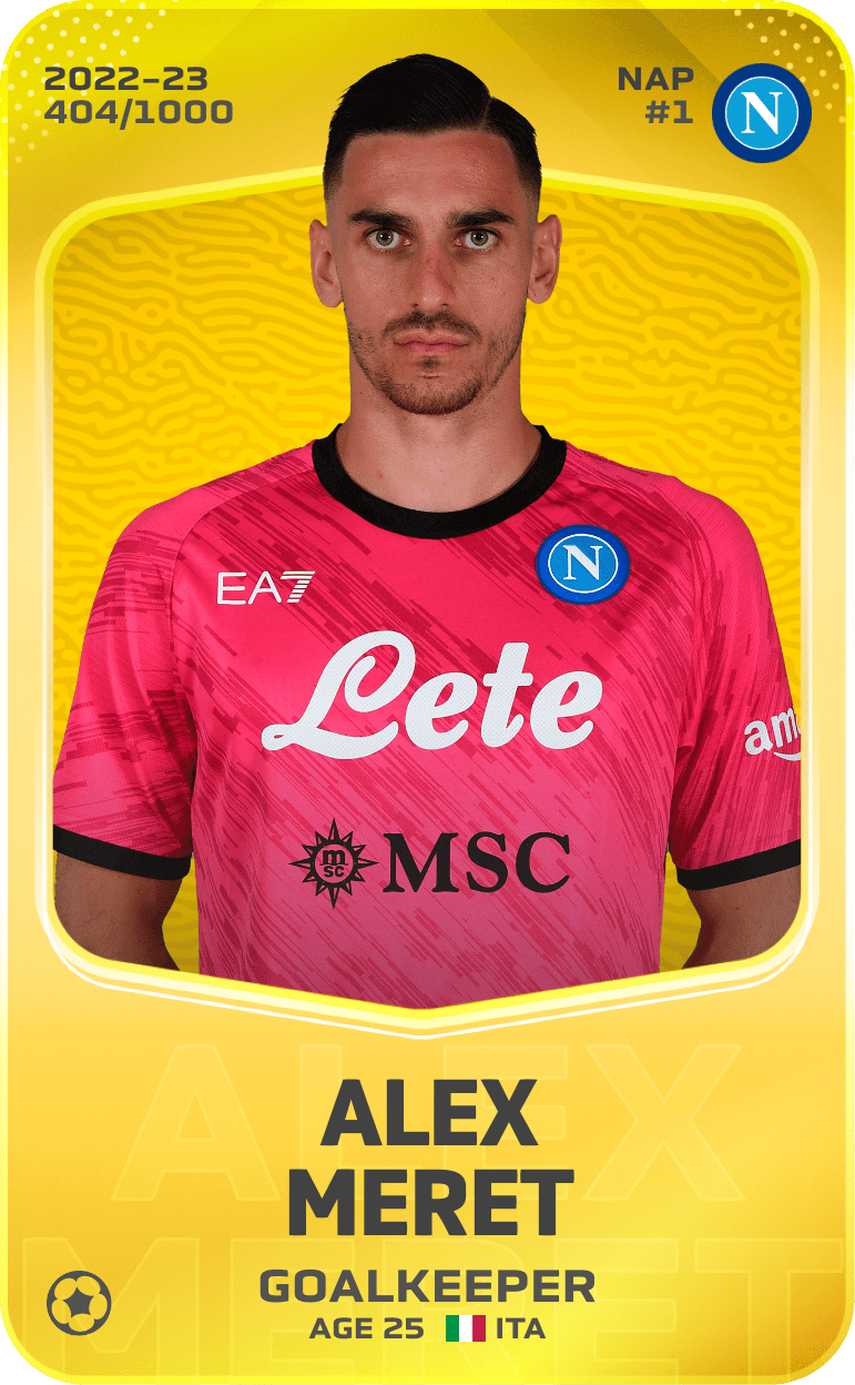 Alex Meret 2022-23 • Limited 404/1000