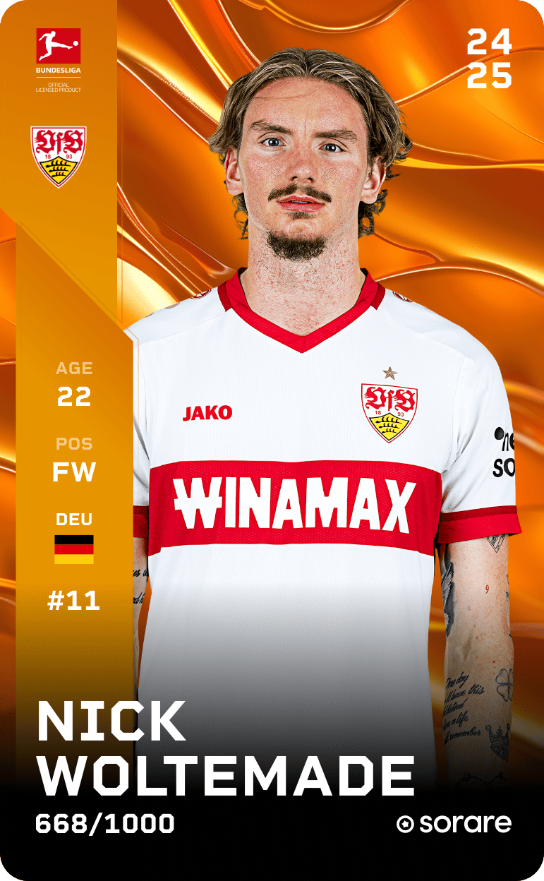 Nick Woltemade 2024-25 • Limited 668/1000