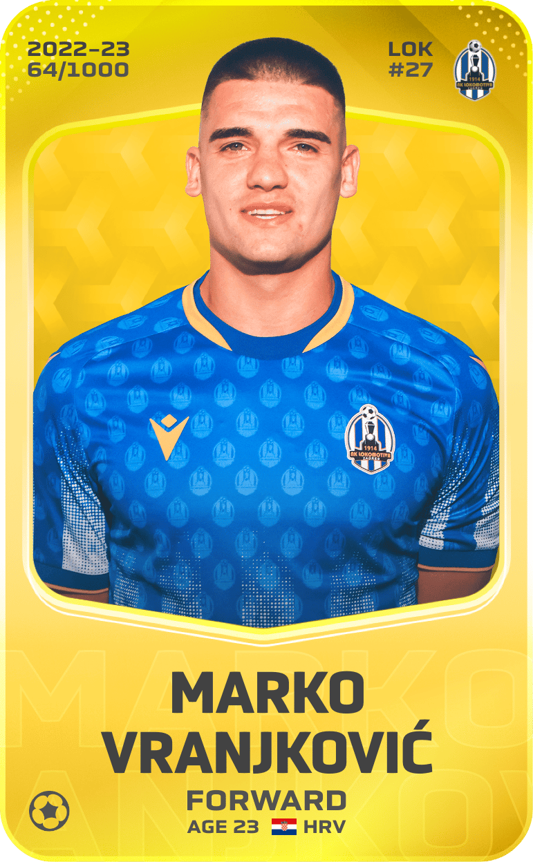Marko Vranjković 2022-23 • Limited 64/1000