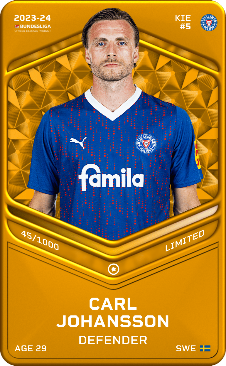 Carl Johansson 2023-24 • Limited 45/1000