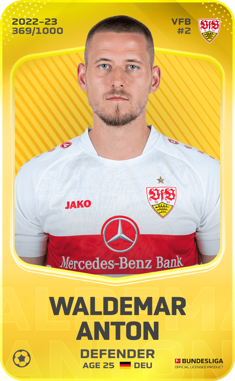 Waldemar Anton 2022-23 • Limited 369/1000