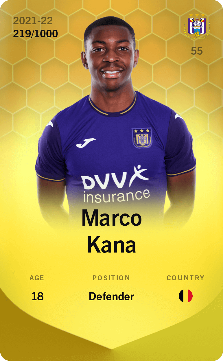 Marco Kana 2021-22 • Limited 219/1000