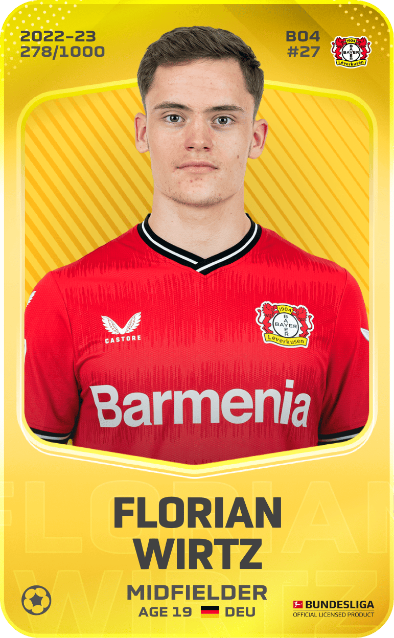 Florian Wirtz 2022-23 • Limited 278/1000
