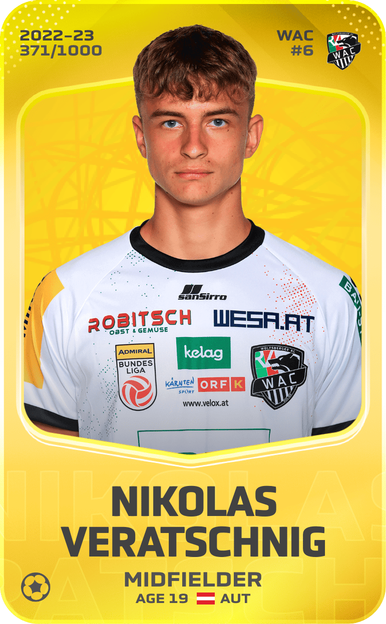 Nikolas Veratschnig 2022-23 • Limited 371/1000