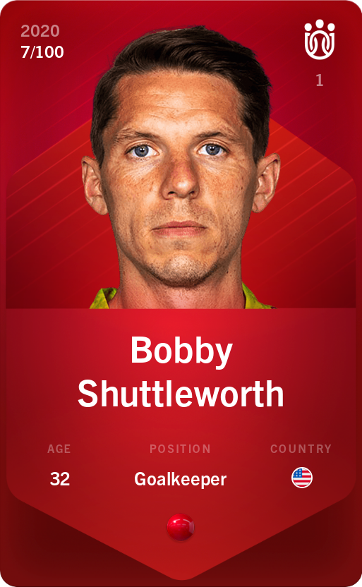 Sorare - Sorare Official - Bobby Shuttleworth 2020-21 • Rare 7/100 - NFT # 29624342794417361990941295907367207127057321364598986228104355165959366668262