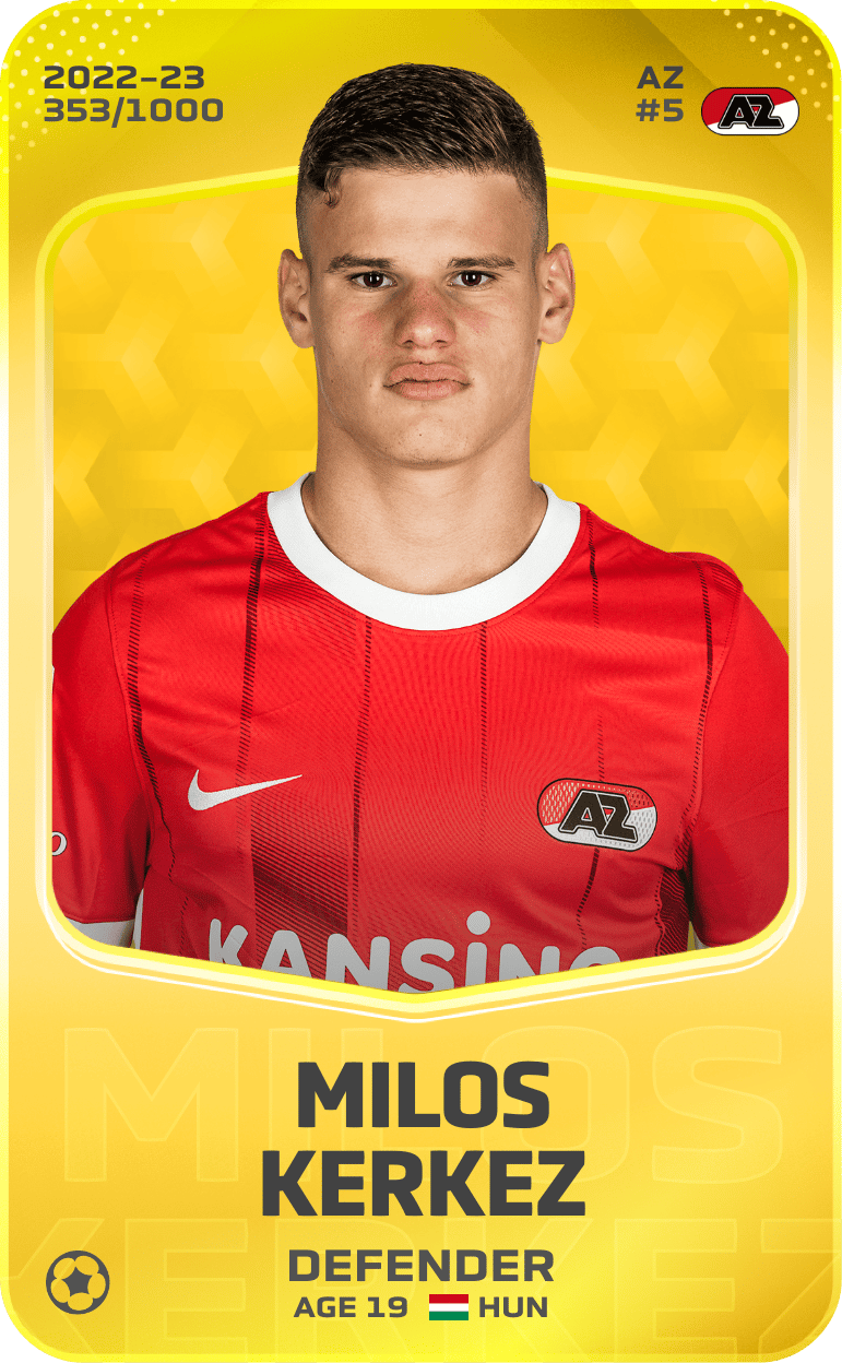 Milos Kerkez 2022-23 • Limited 353/1000