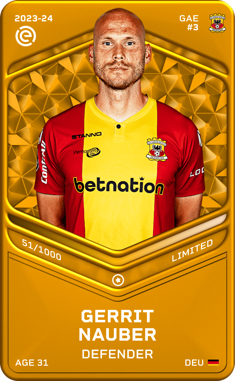 Gerrit Nauber 2023-24 • Limited 51/1000