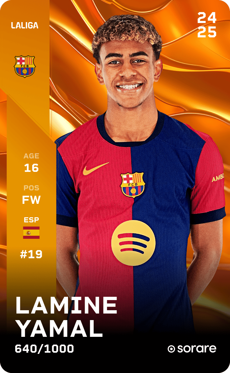 Lamine Yamal 2024-25 • Limited 640/1000
