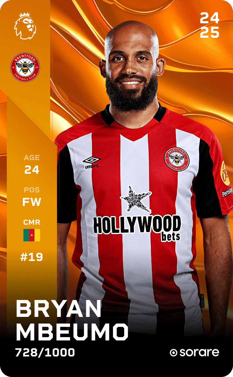 Bryan Mbeumo 2024-25 • Limited 728/1000