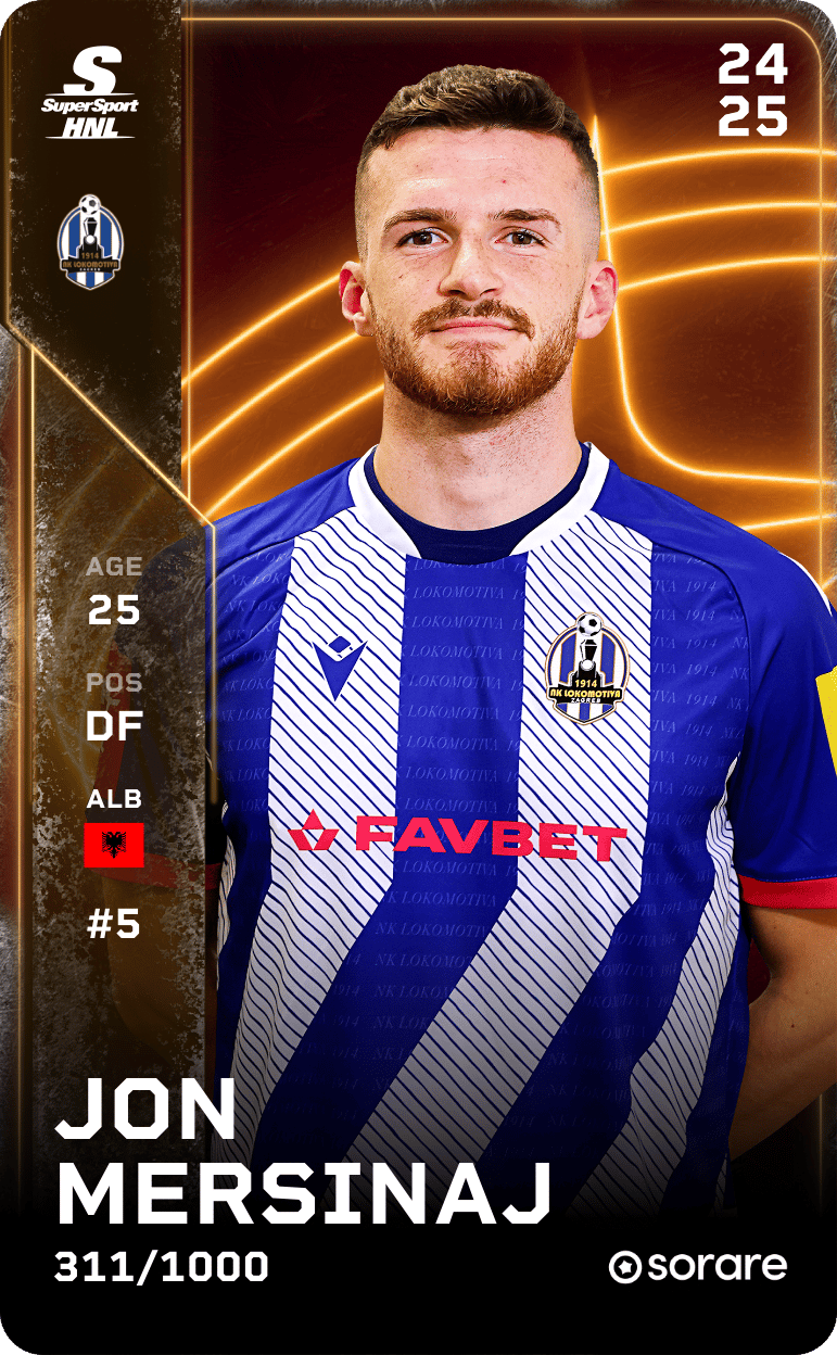 Jon Mersinaj 2024-25 • Limited 311/1000