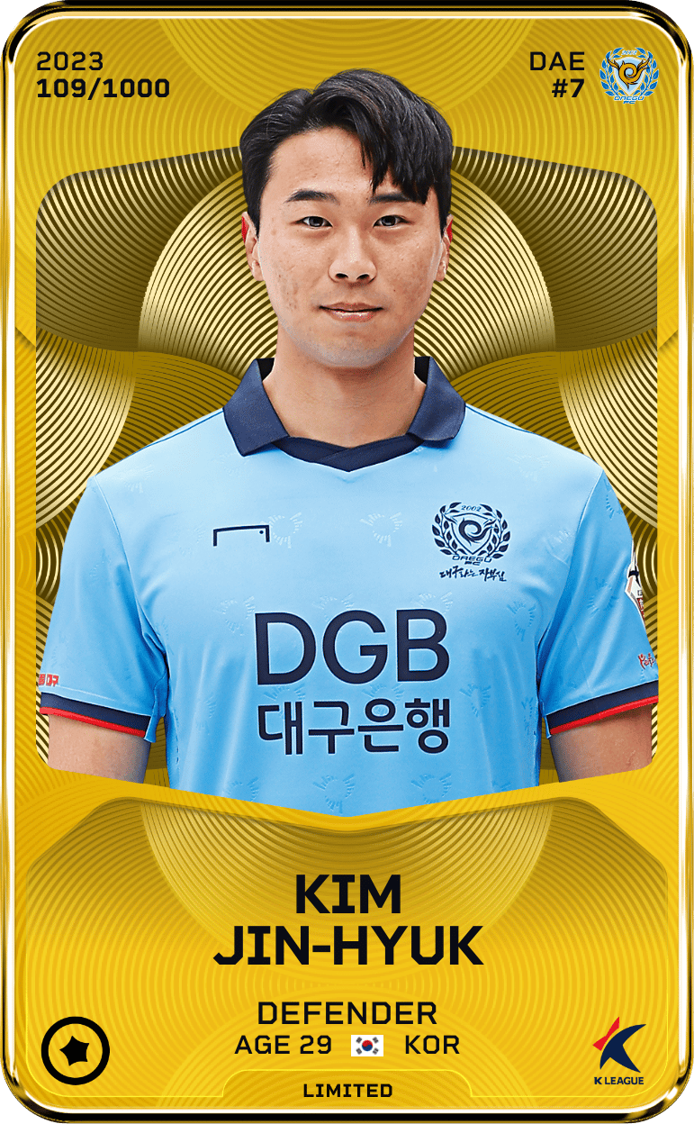 Kim Jin-Hyuk 2023-24 • Limited 109/1000