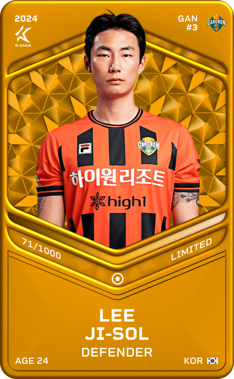 Lee Zi-Sol 2024-25 • Limited 71/1000