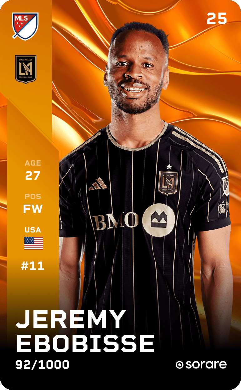 Jeremy Ebobisse 2025-26 • Limited 92/1000