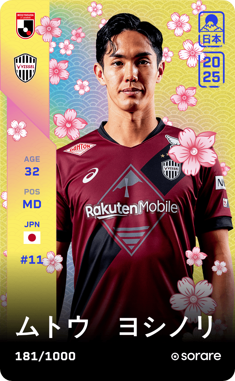 Yoshinori Muto 2025-26 • Limited 181/1000