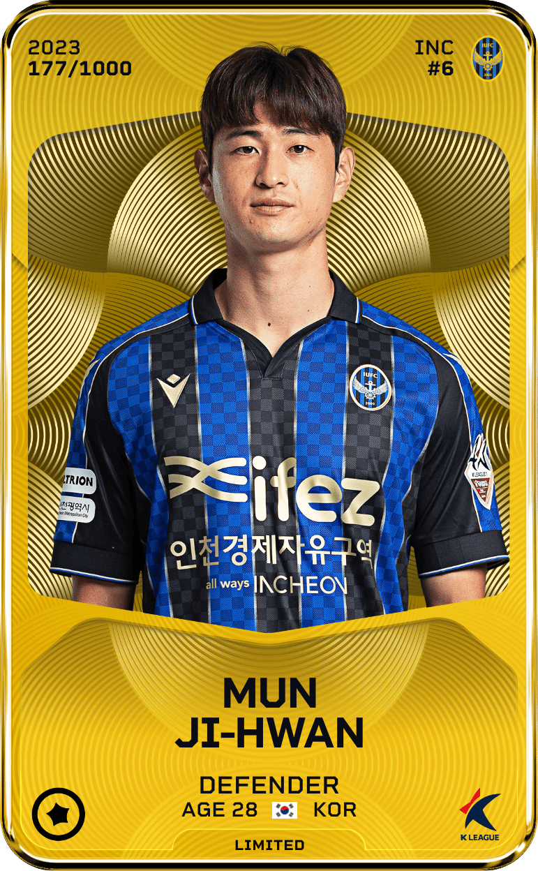 Mun Ji-Hwan 2023-24 • Limited 177/1000