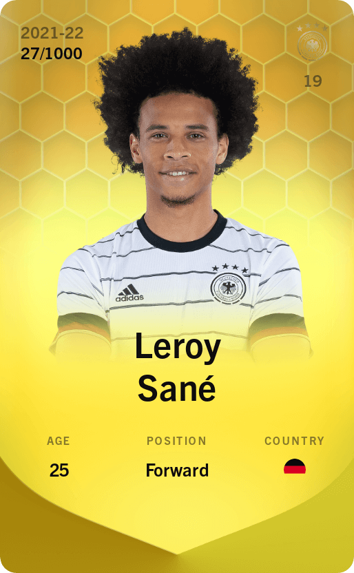 Leroy Sané 2021-22 • Limited 27/1000