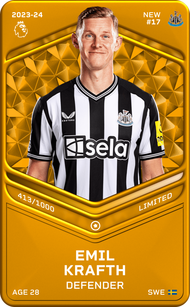 Emil Krafth 2023-24 • Limited 413/1000
