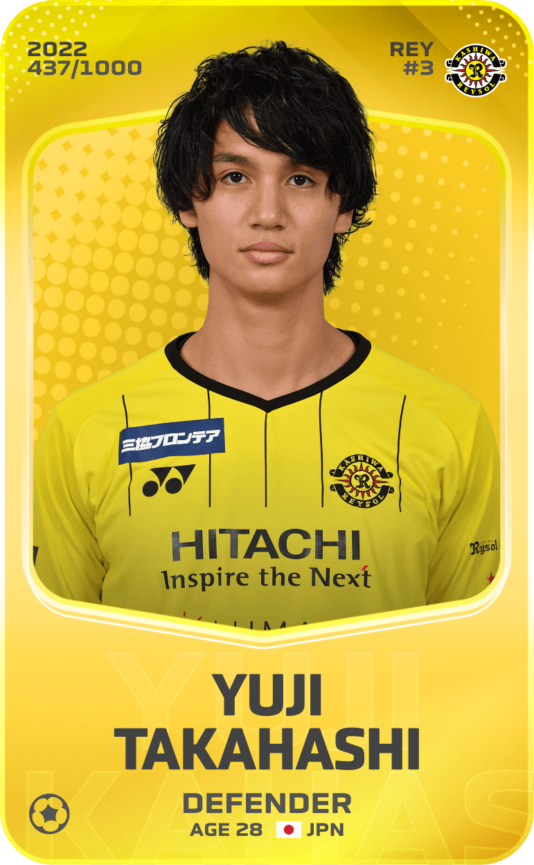 Yuji Takahashi 2022-23 • Limited 437/1000