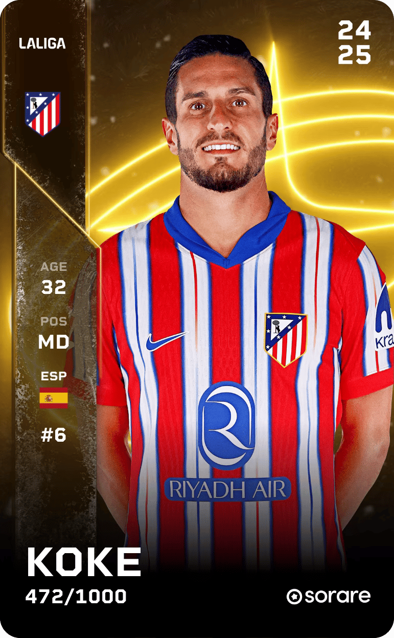 Koke 2024-25 • Limited 472/1000
