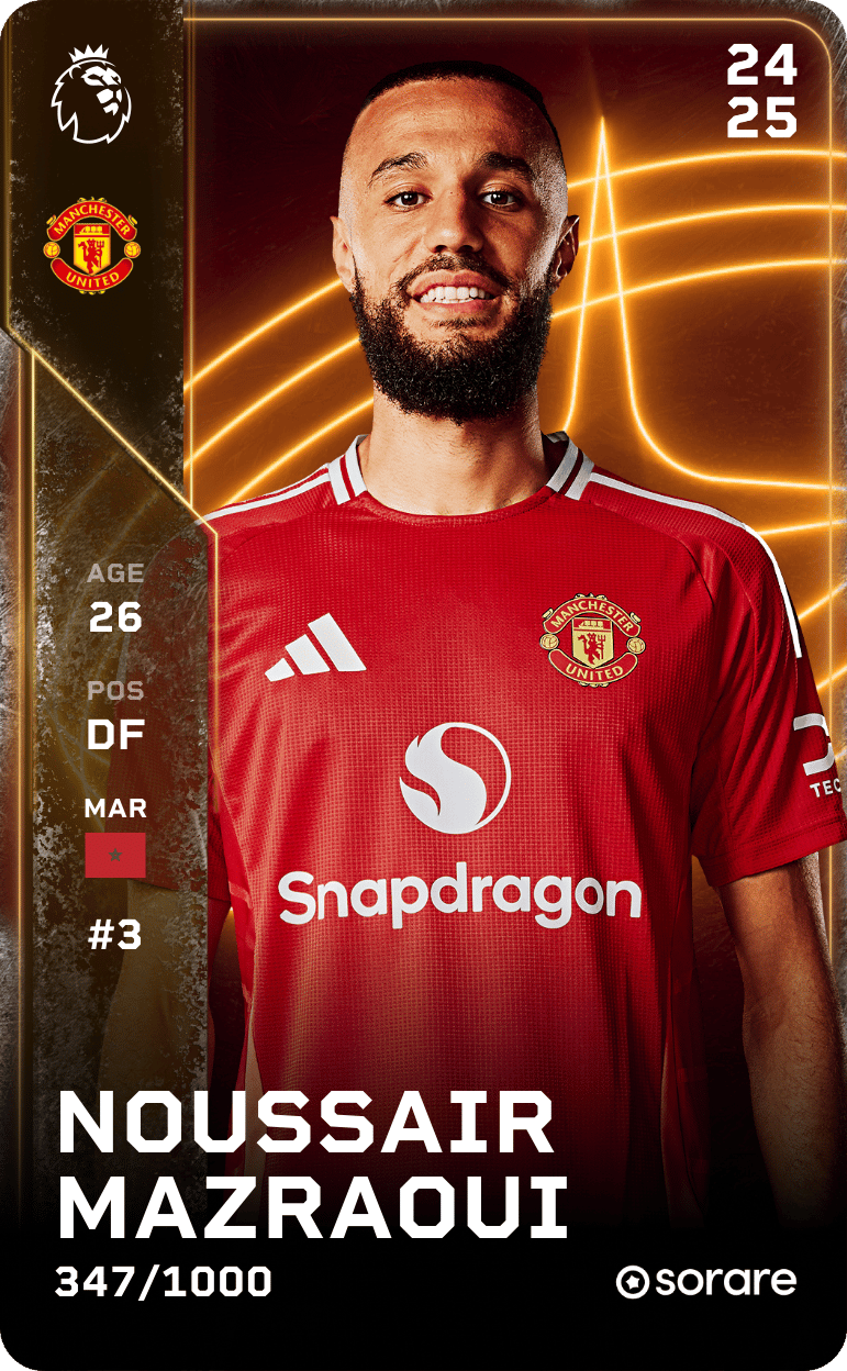 Noussair Mazraoui 2024-25 • Limited 347/1000
