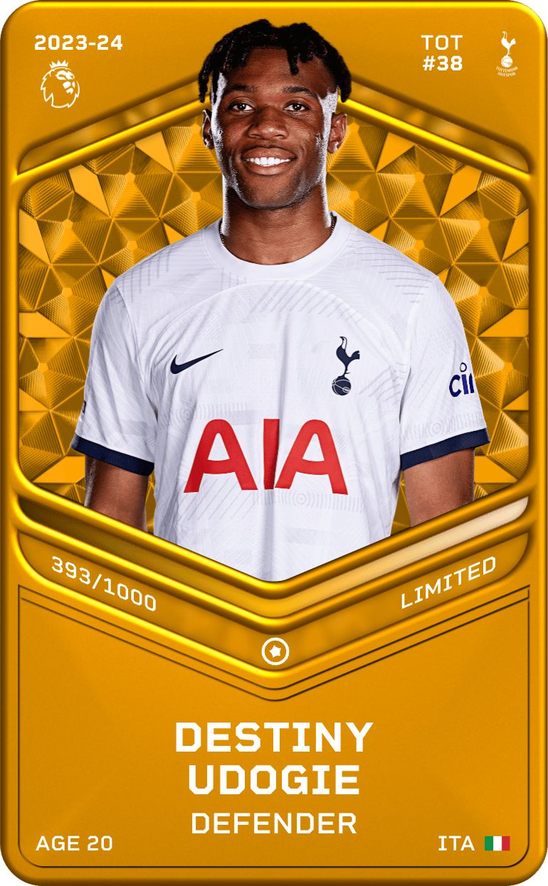Destiny Udogie 2023-24 • Limited 393/1000