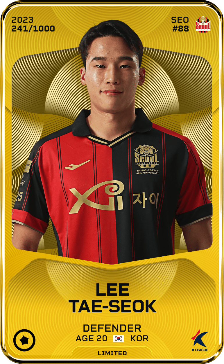Lee Tae-Seok 2023-24 • Limited 241/1000