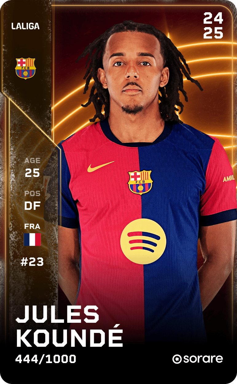 Jules Koundé 2024-25 • Limited 444/1000