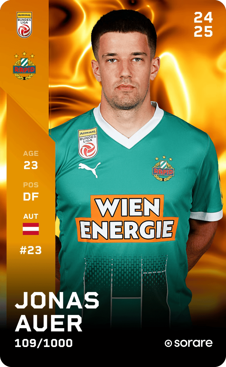 Jonas Auer 2024-25 • Limited 109/1000