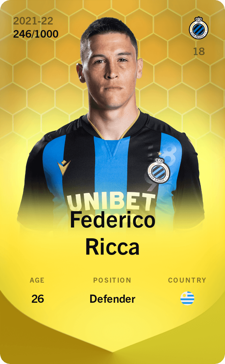 Federico Ricca 2021-22 • Limited 246/1000