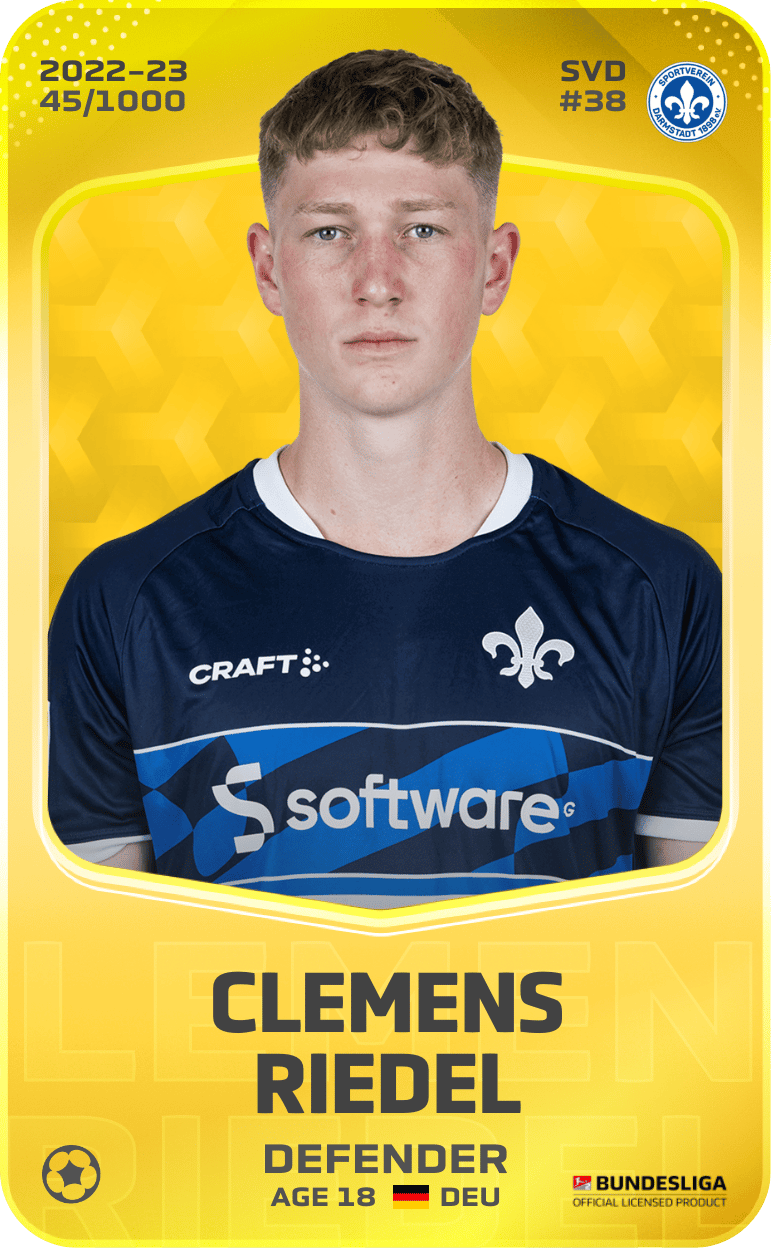 Clemens Riedel 2022-23 • Limited 45/1000