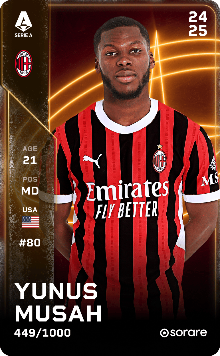 Yunus Musah 2024-25 • Limited 449/1000