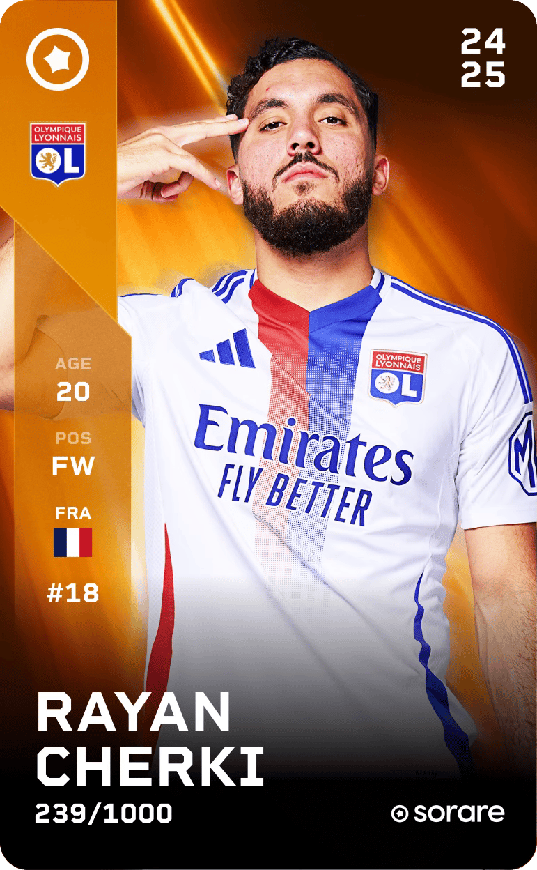 Rayan Cherki 2024-25 • Limited 239/1000