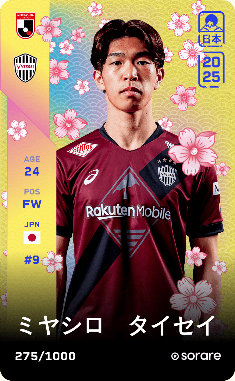 Taisei Miyashiro 2025-26 • Limited 275/1000