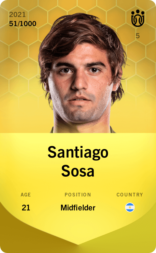 Santiago Sosa 2021-22 • Limited 51/1000