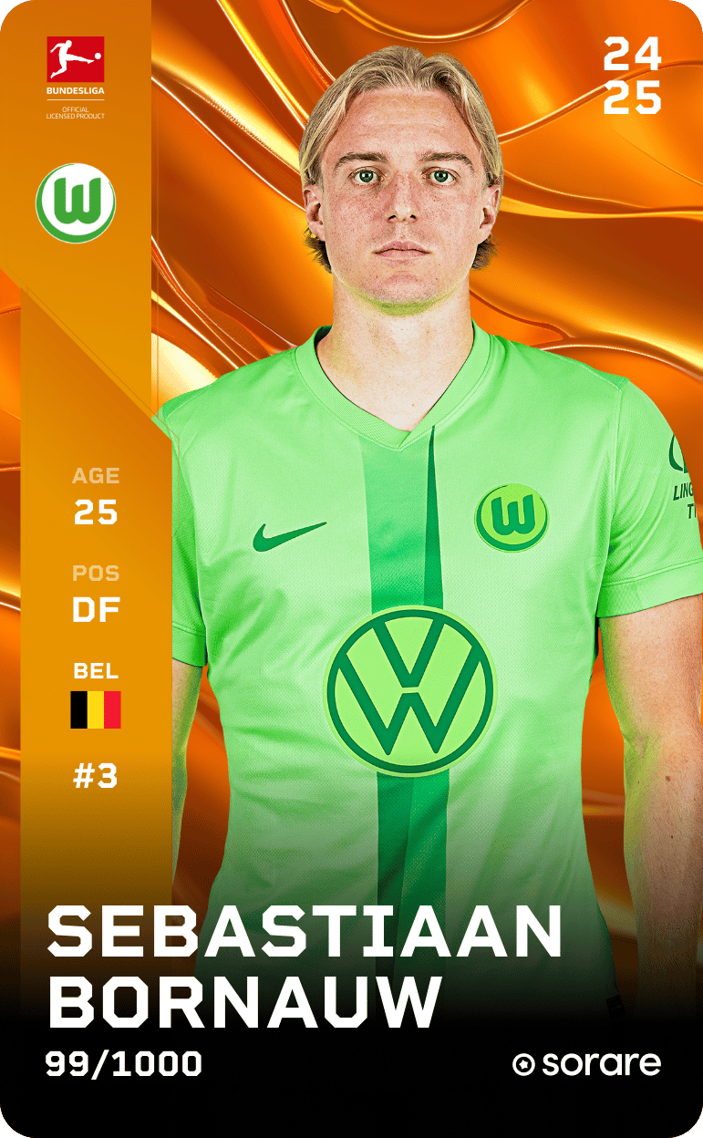 Sebastiaan Bornauw 2024-25 • Limited 99/1000