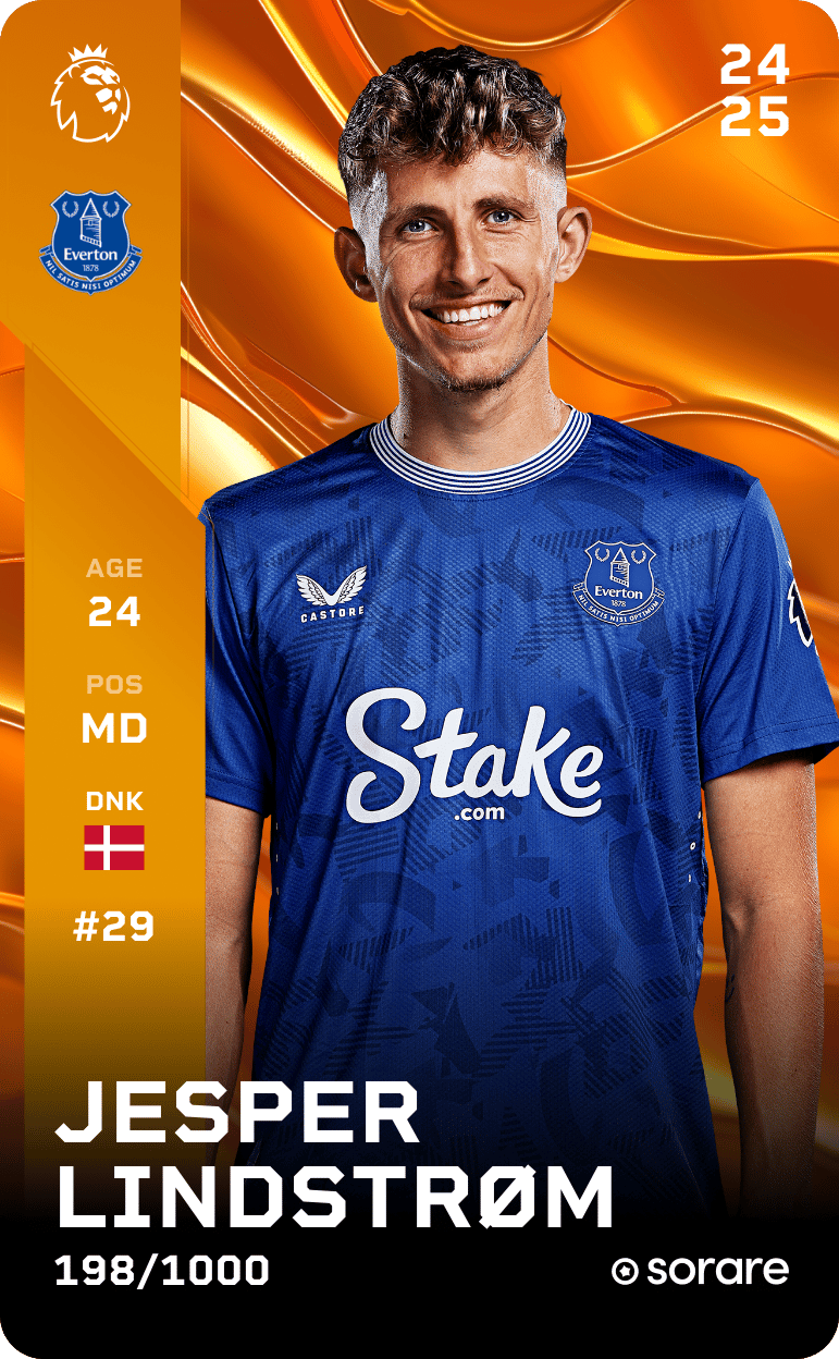 Jesper Lindstrøm 2024-25 • Limited 198/1000