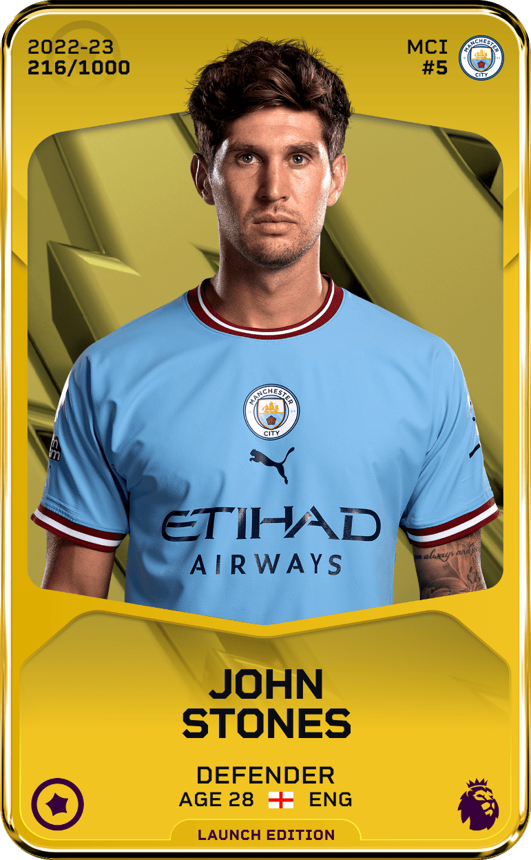 John Stones 2022-23 • Limited 216/1000