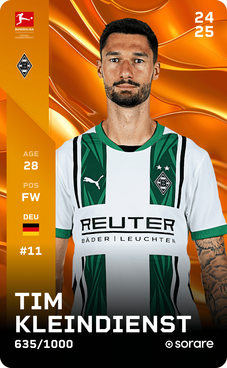 Tim Kleindienst 2024-25 • Limited 635/1000